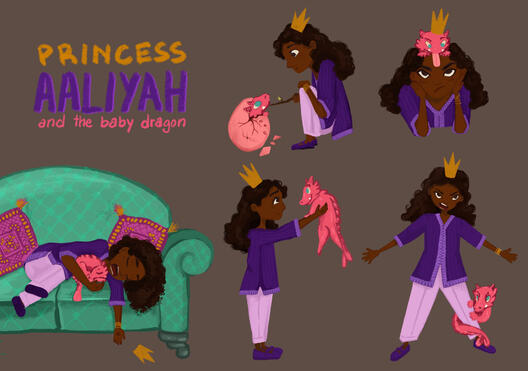 Princess Aaliyah and the Baby Dragon